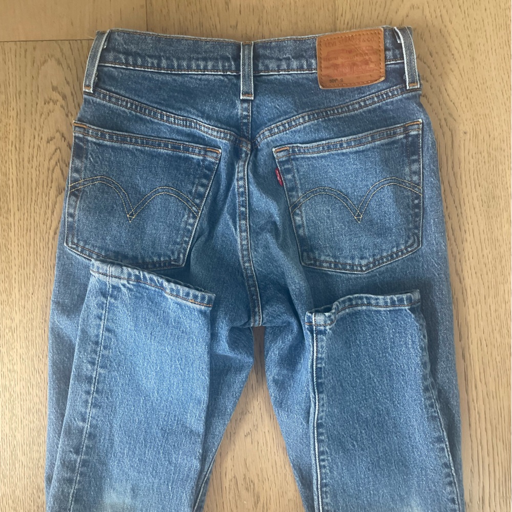 Levi 501 high rise skinny